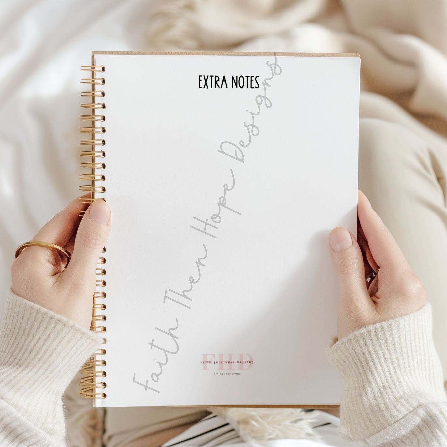 Sermon Notes Template Digital Download Bible Planner Church Journal Prayer Document Printable Page Notebook Christian Design Floral Pattern