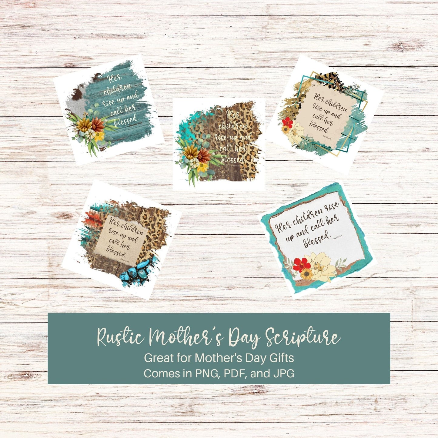 Mothers Day Bundle, Mother Scripture, Mother's Day Bundle, Western Mothers Day