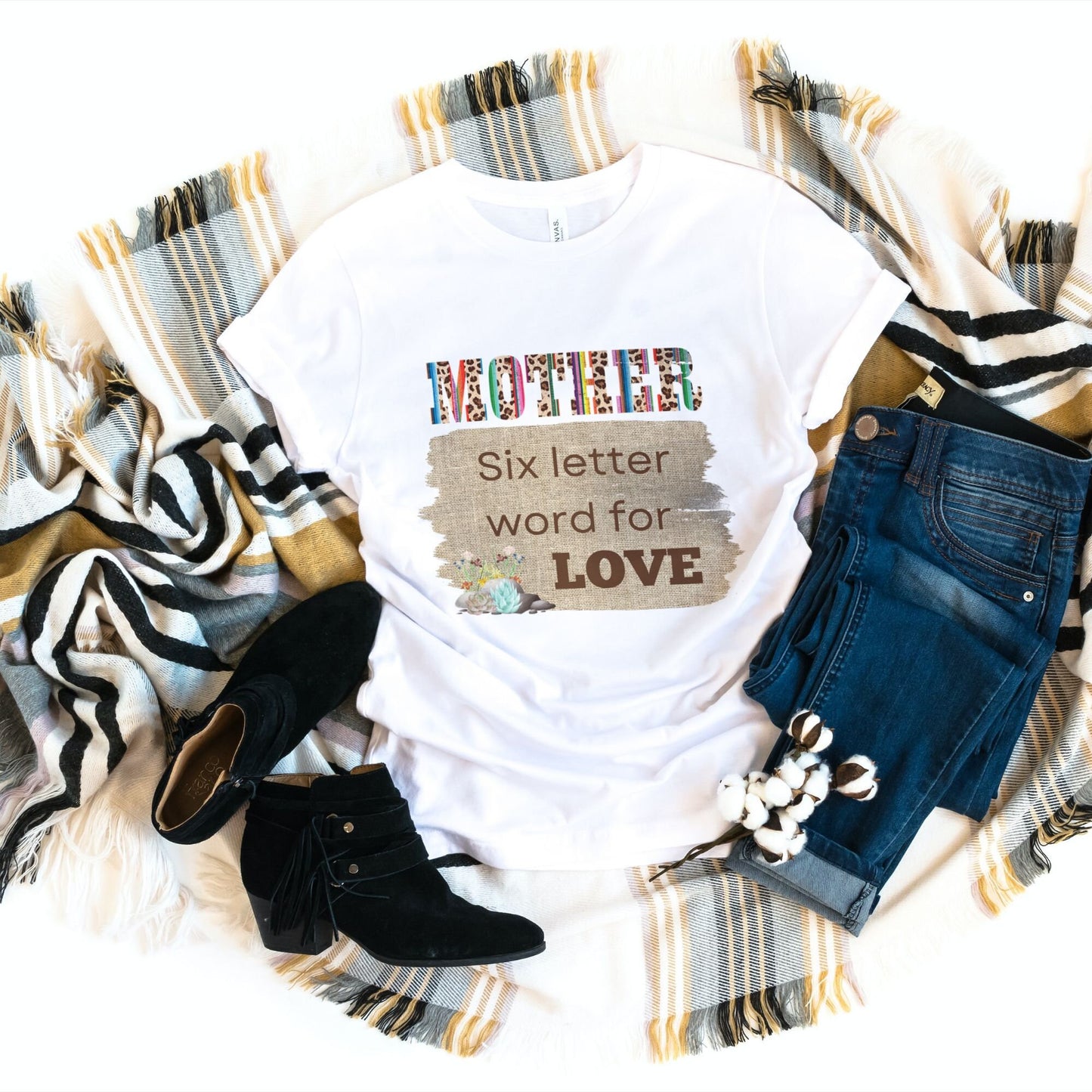 Western Mother's Day, Mothers Day Bundle, Rustic T shirt, Serape Graphic, Western Sweatshirt