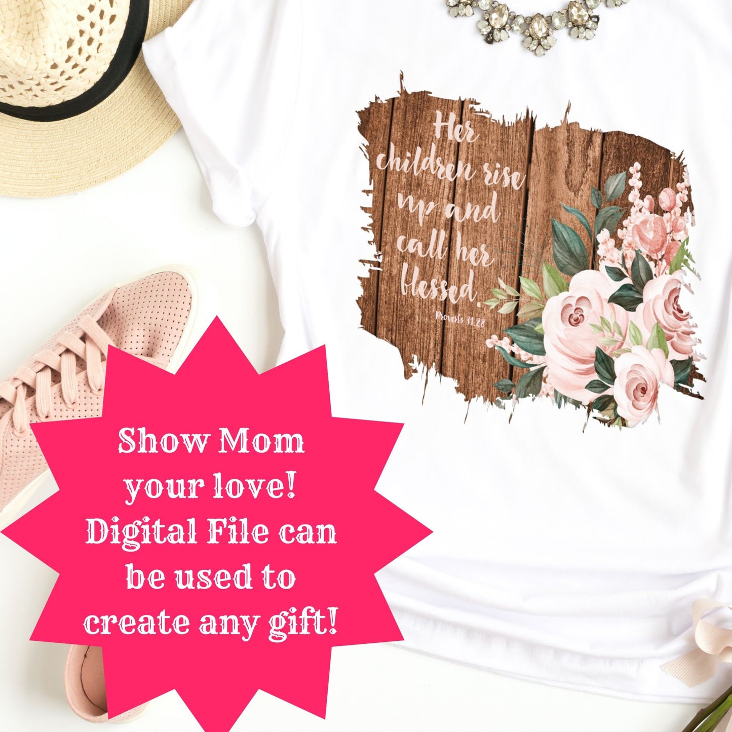 Scripture PNG, Mother's Day Bundle, Mother Sublimation, Mother Scripture, Mother's Day PDF, Rustic Mother's Day, Scripture JPG