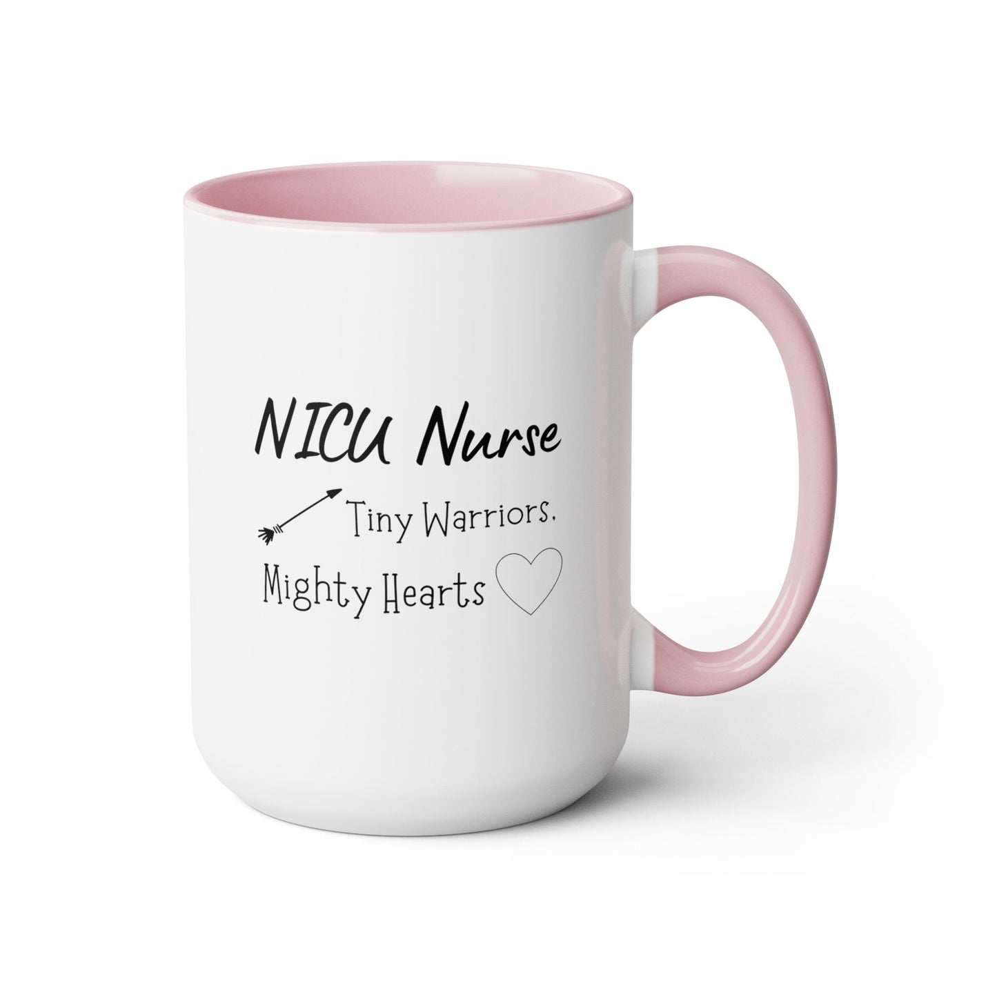 NICU Nurse Two-Tone Coffee Mugs, 15oz, Unique NICU Nurse Gift, Nurse Gift, NICU Nurse Mug